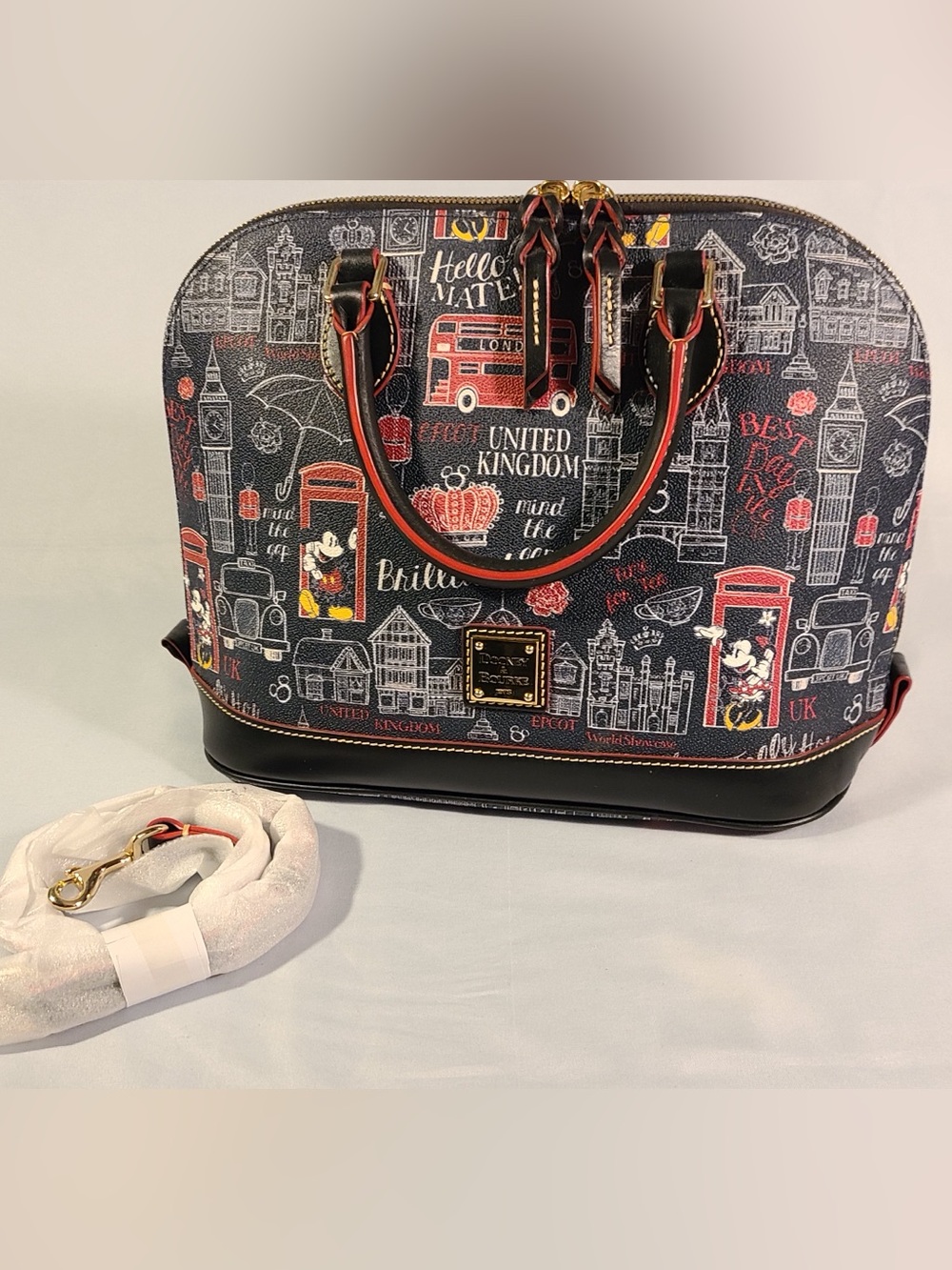 Disney Dooney & Bourke Epcot World Showcase Uk Collection 2020 Satchel